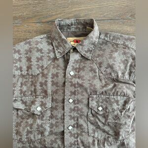 Larry Mahan Pearl Snap Cowboy Collection Vintage Shirt Size S